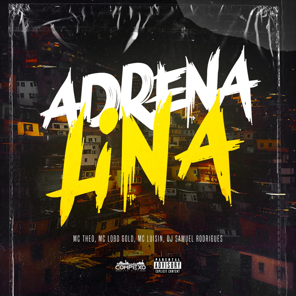 Adrenalina (feat. MC Luizin) - Single by Dj Samuel Rodrigues, Mc theo ofc & MC LOBO GOLD album cover