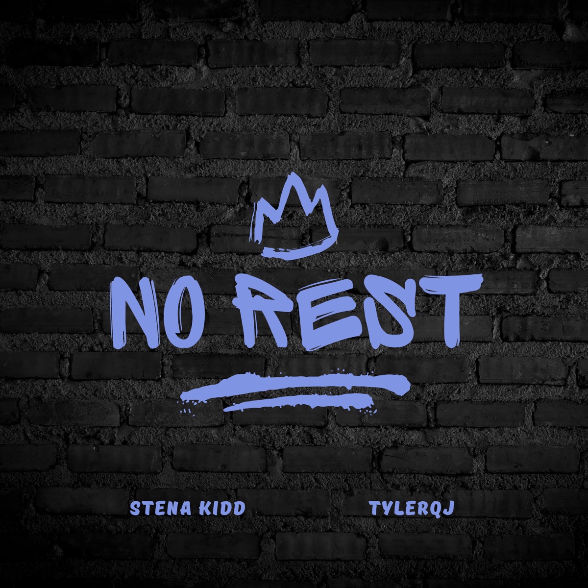 No Rest (feat. TylerQj) - Single by Stena kidd album cover