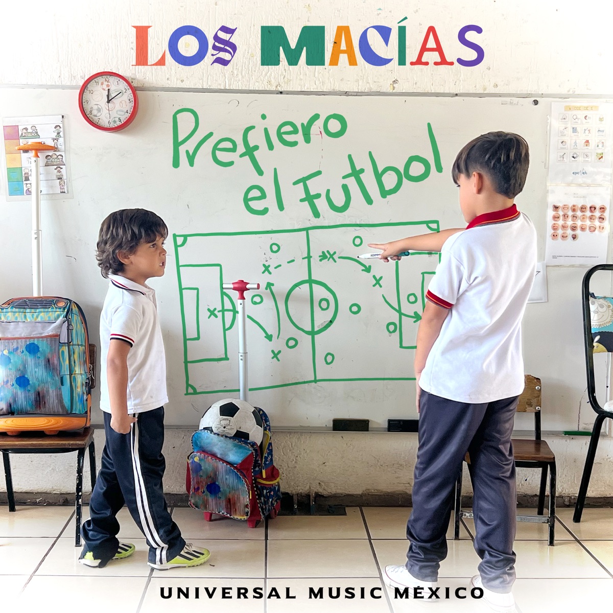 Prefiero El Fútbol - Single by Los Macias album cover