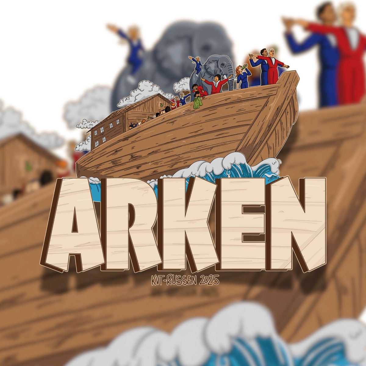 Arken 2025 (KVT RUSSEN) - Single by SLF album cover