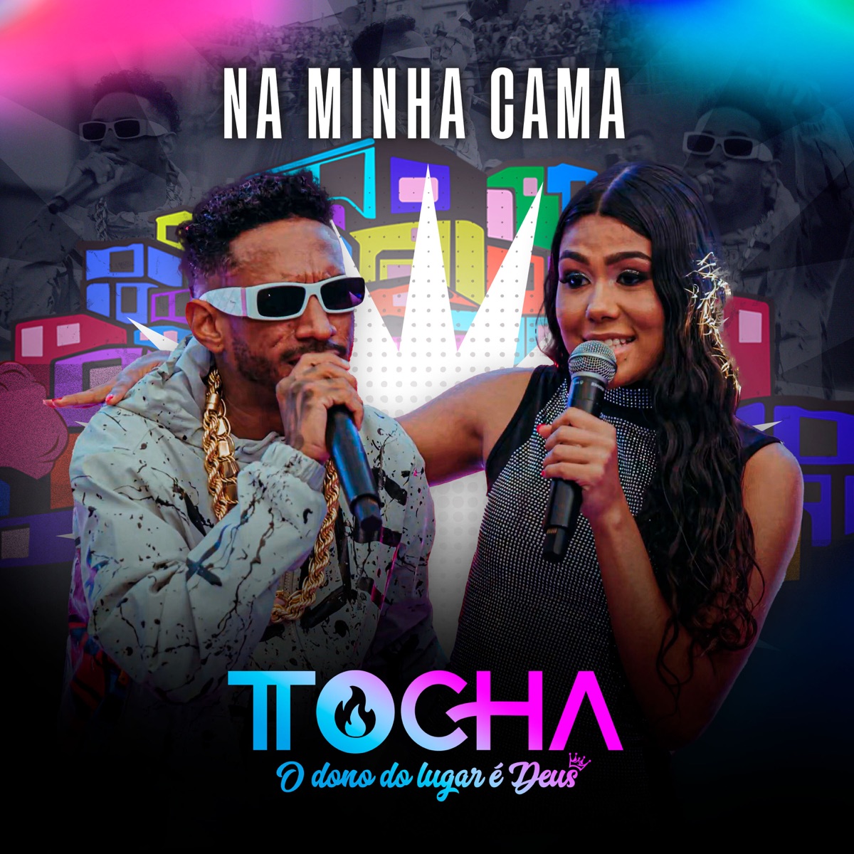 Na Minha Cama (Ao Vivo) - Single by Mc Tocha & Lice Lacerda album cover