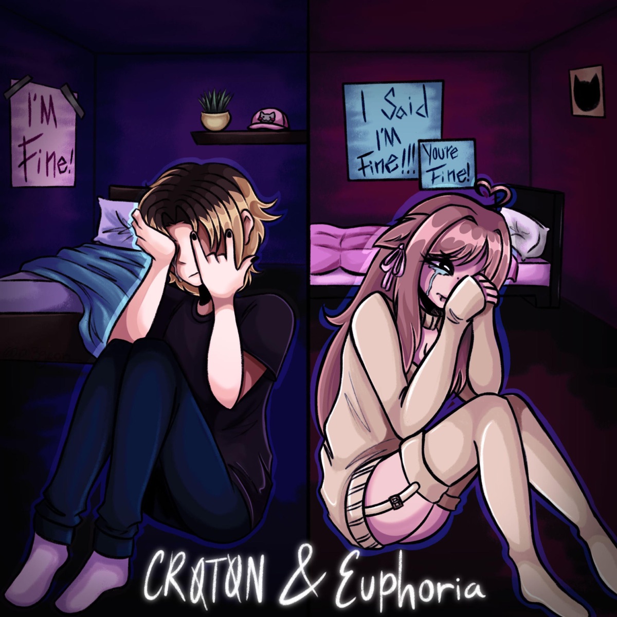 IM FINE - Single by CR0T0N & euphoria album cover