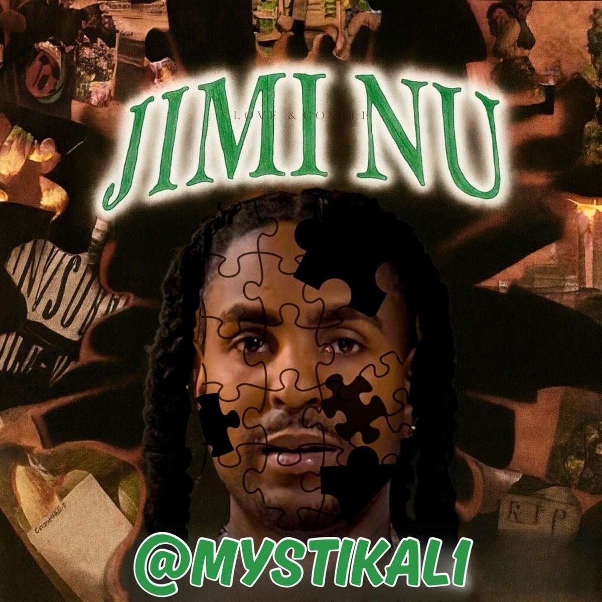 @MYSTIKAL1 - Single by Jimi Nu album cover