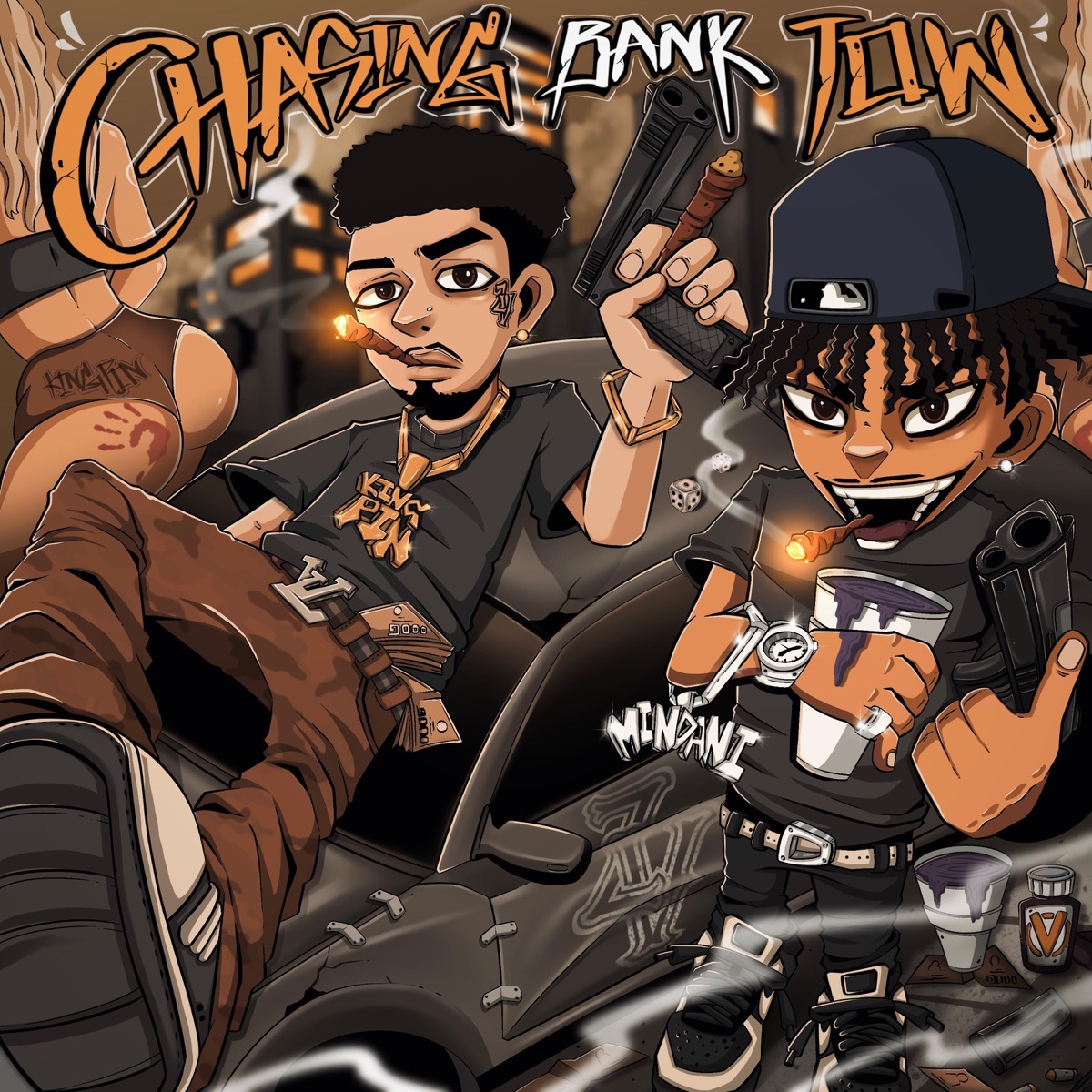 Chasing Bank Tow (feat. Kingpin) - Single by Mindani album cover