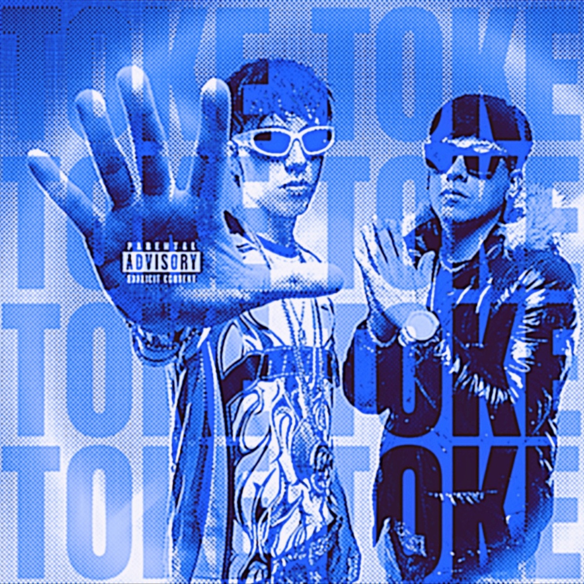 TOKE TOKE - Single by 21BR1, youngrief & LOS DEL UNDER album cover