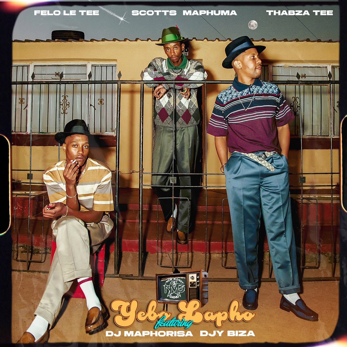 Yebo Lapho (Gogo) [feat. DJ Maphorisa & Djy Biza] - Single by Felo Le Tee, Scotts Maphuma & Thabza Tee album cover