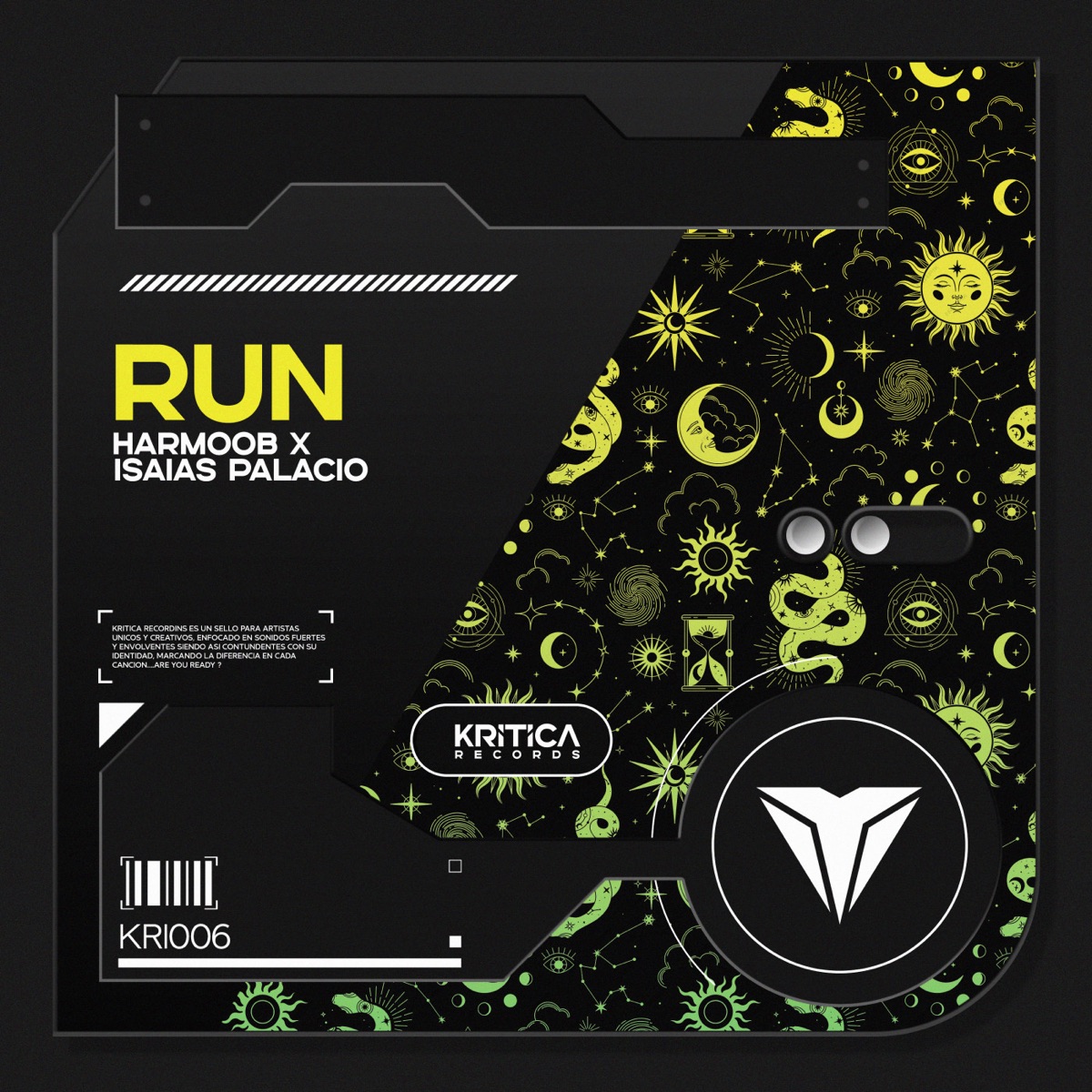 Run - Single by Harmoob & Isaias Palacio album cover