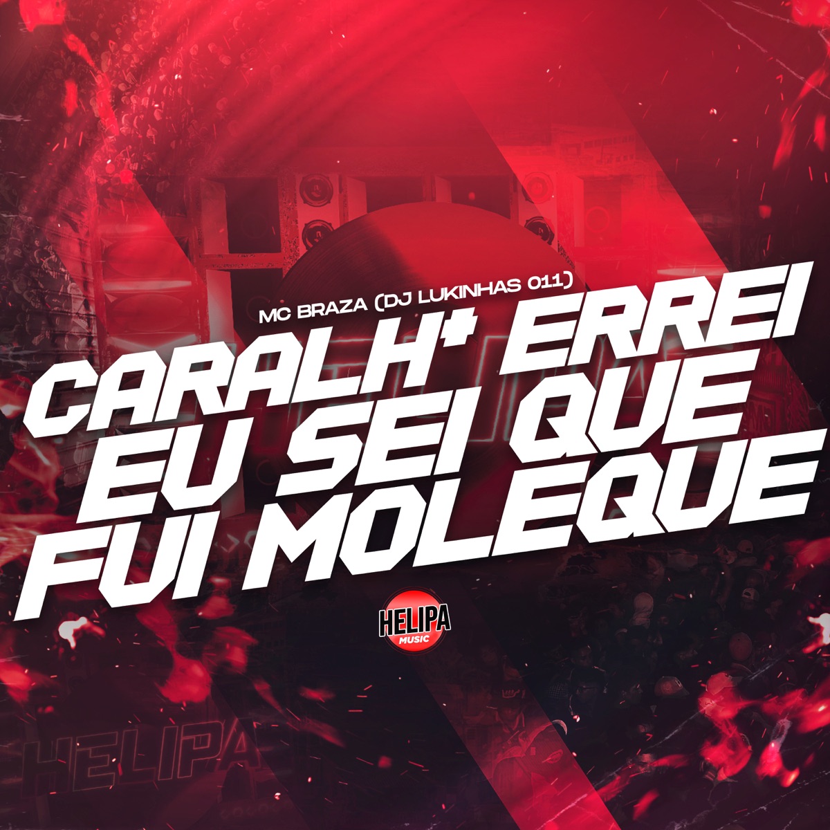 Caralh* Errei Eu Sei Que Fui Moleque - Single by MC BRAZA & DJ Lukinhas 011 album cover