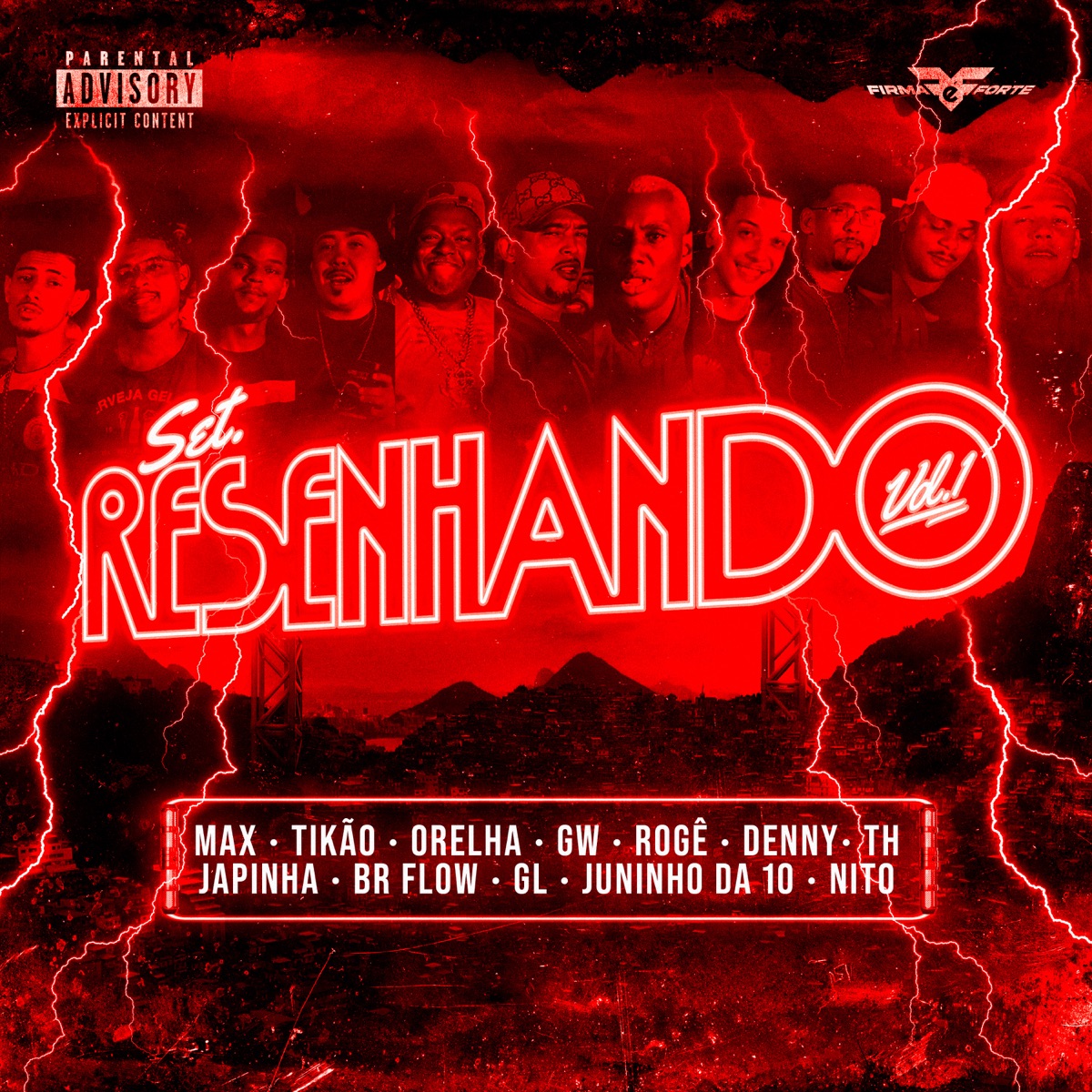 Set Resenhando - Single by MC Tikão, MC Rogê, MC TH, Firma é Forte, Mc Nito, Br Flow, MC Denny, MC GL, Mc Juninho da 10, Mc Orelha, MC Max, Dbn Beatz, Felipe Rosa, H4lfmeasures, Mc Japinha Revoada & MC GW album cover