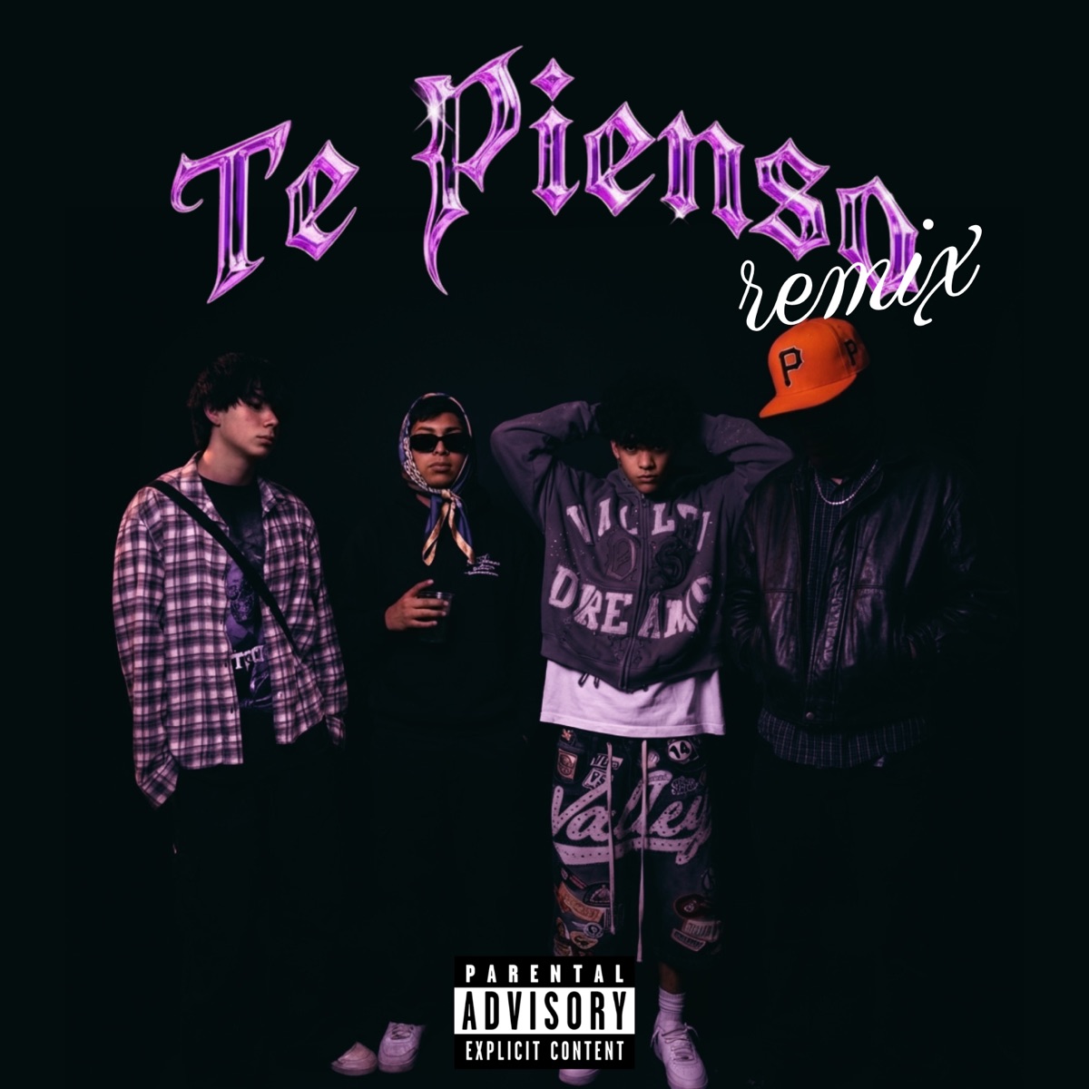 Te Pienso (Remix) - Single by Lil drainn, Lil Otack, Aka Bloff & Zaidd album cover