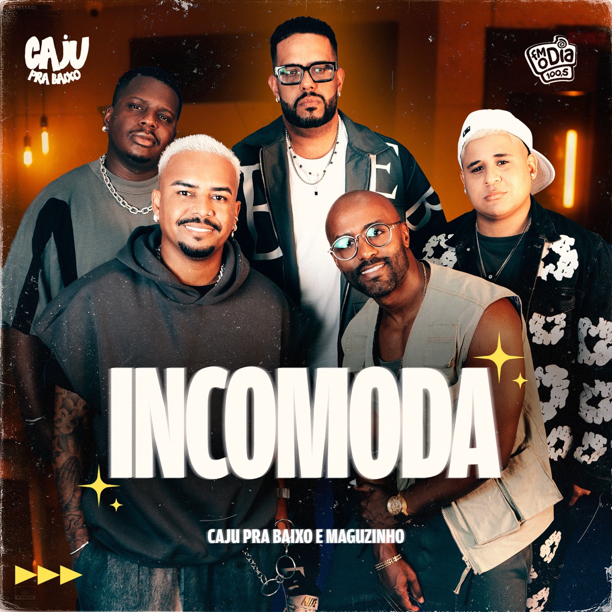 Incomoda (Ao Vivo) - Single by Caju Pra Baixo, FM O Dia & Maguzinho album cover