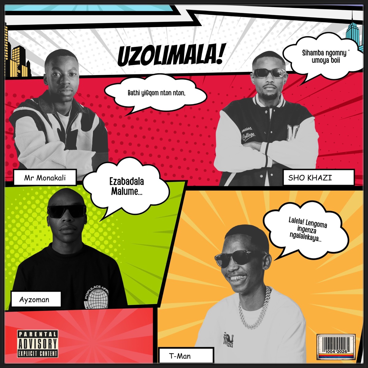 UZOLIMALA (feat. Ayzoman, T-Man & Mr Monakali) - Single by Sho Khazi album cover