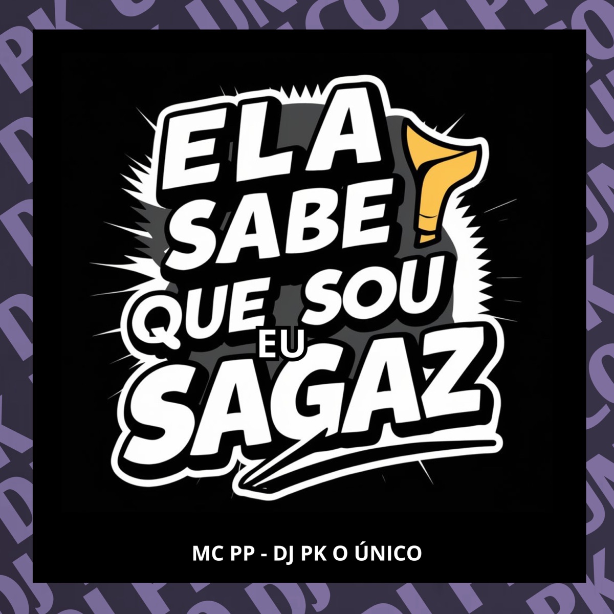 Ela Sabe Que Eu Sou Sagaz - Single by DJ PK O Único & MC PP album cover