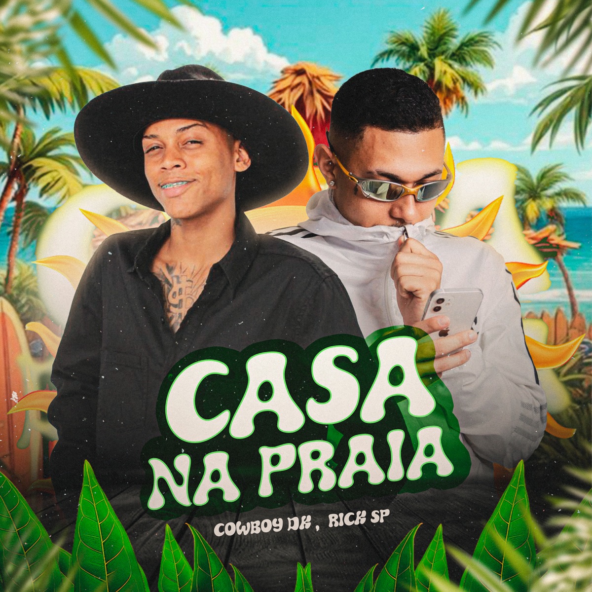 Casa na Praia - Single by Cowboy DK & ricksp album cover