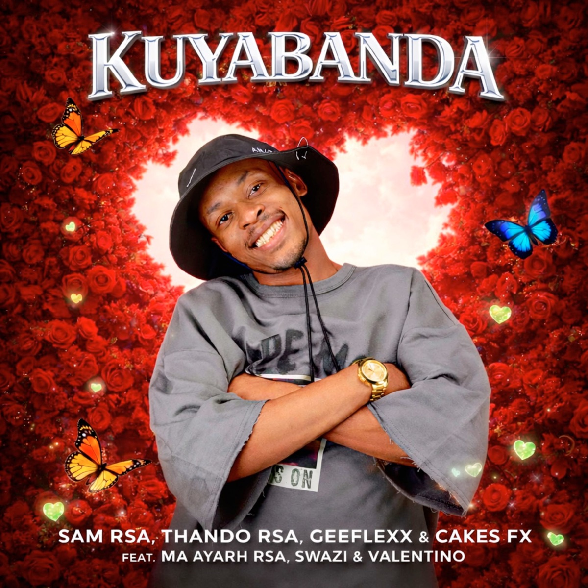 Kuyabanda (feat. GeeFlexx, Valentino, Swazi & Ma AyaRh_Rsa) - Single by sam rsa, Cakes Fx & Thando Rsa album cover