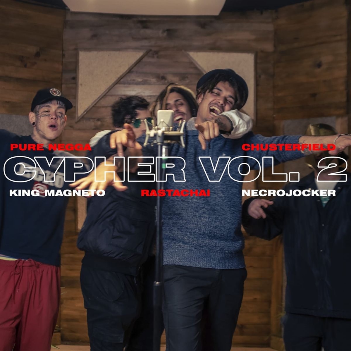 Cypher #2 (Reggae Cypher) - Single by Pure Negga, Rastachai, Chusterfield, Necrojocker & King Magneto album cover