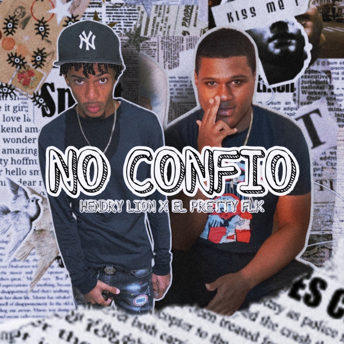 No Confio (feat. Hendry Lion & El Pretty FLK) - Single by Linares El De Lo Colore album cover