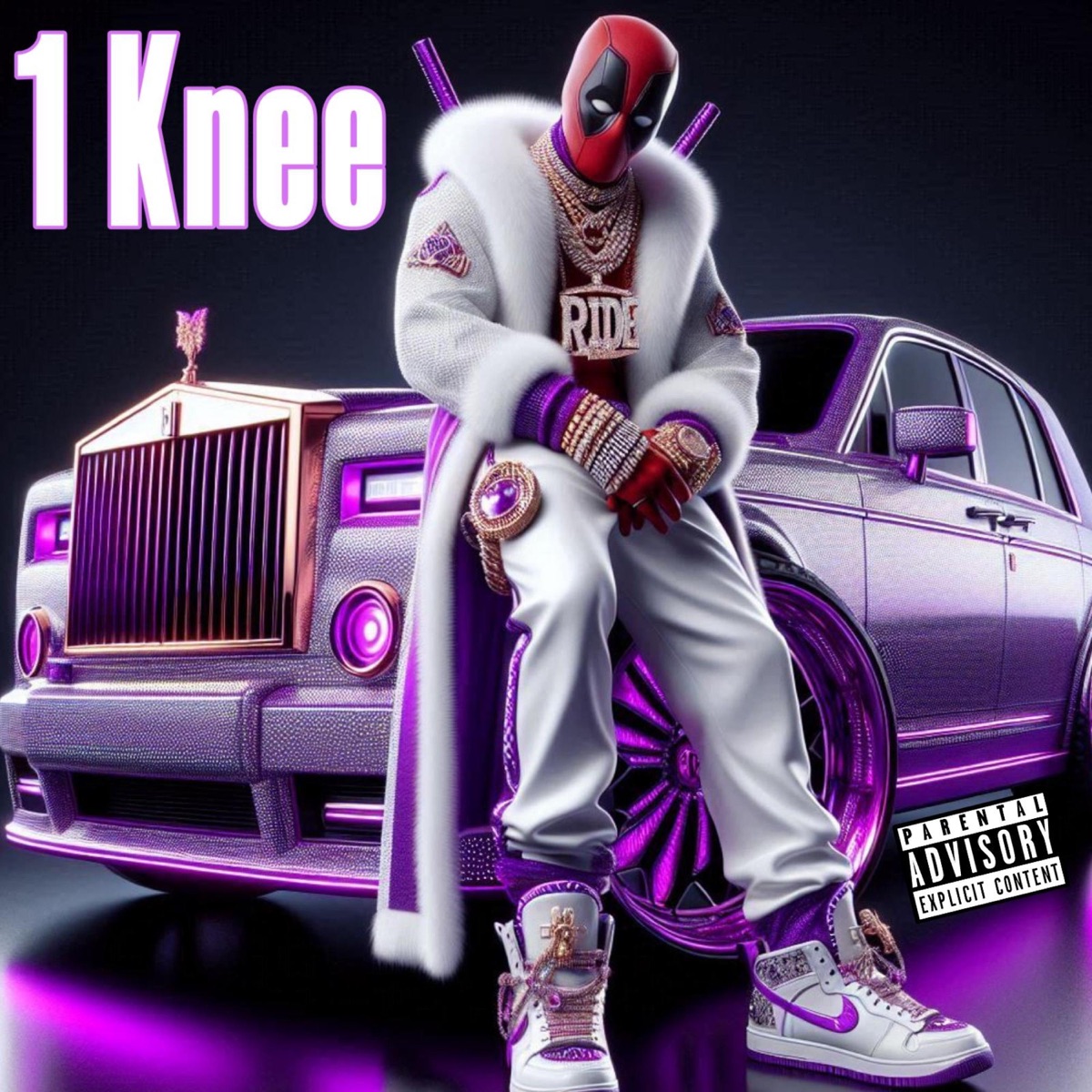 1 Knee - Single by IHATEZAZA999 album cover