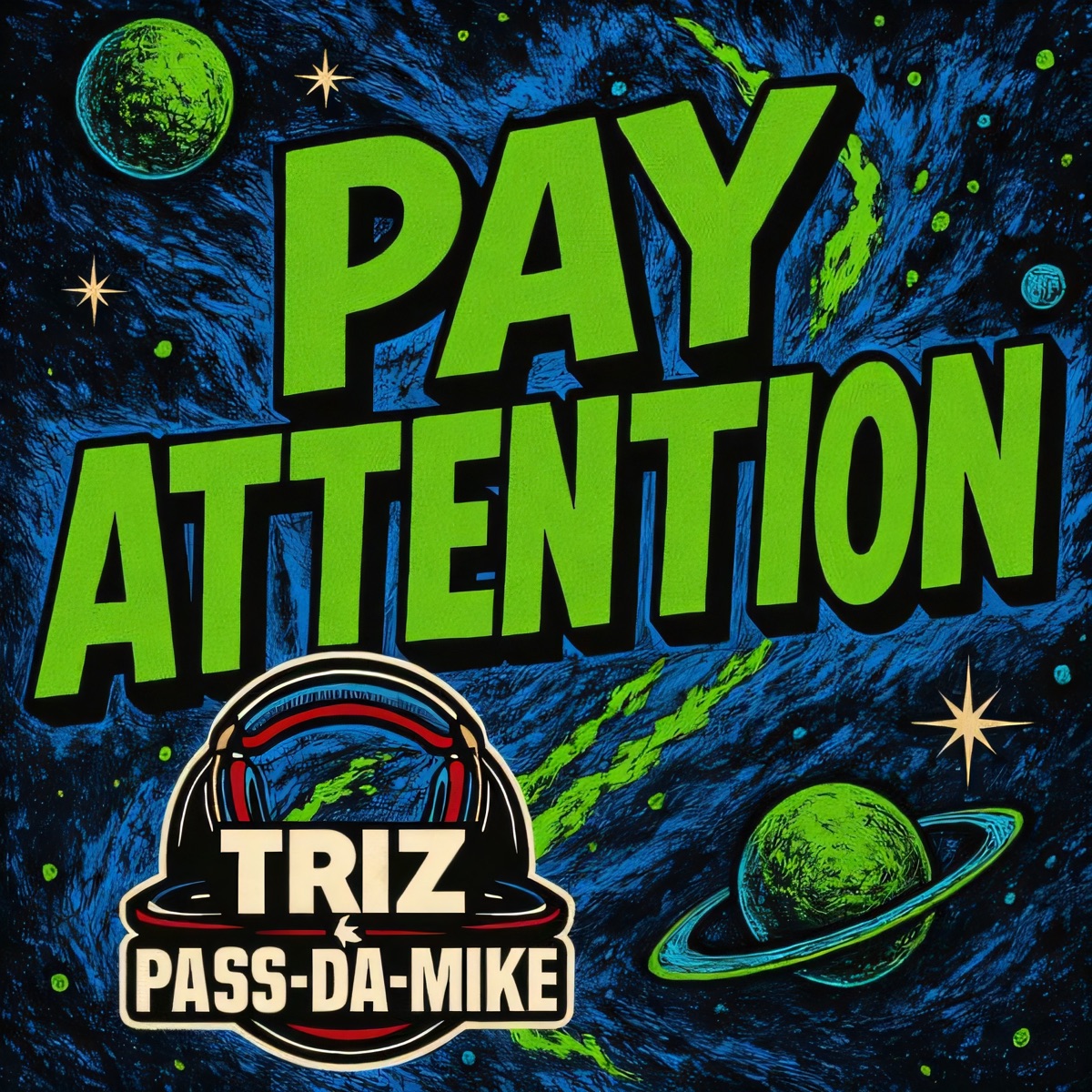 Pay Attention - Single by Pass - Da - Mike & Triz album cover