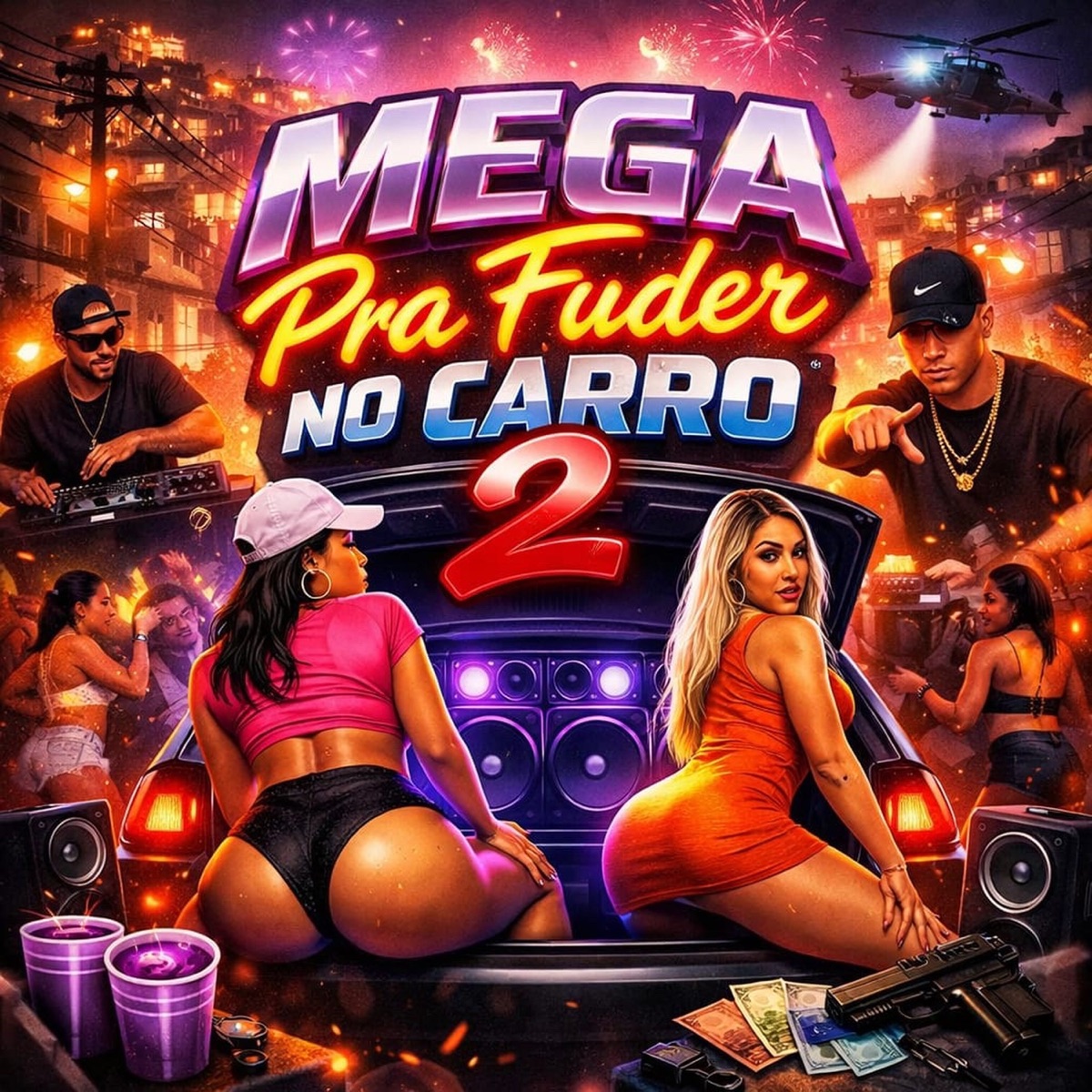 Mega pra fuder no carro 2 (feat. DJ Karuso & Dj Rayan) - Single by MC Vinny da TR, DJ DIDI, Dj Thales Jql & Mc Jajau album cover