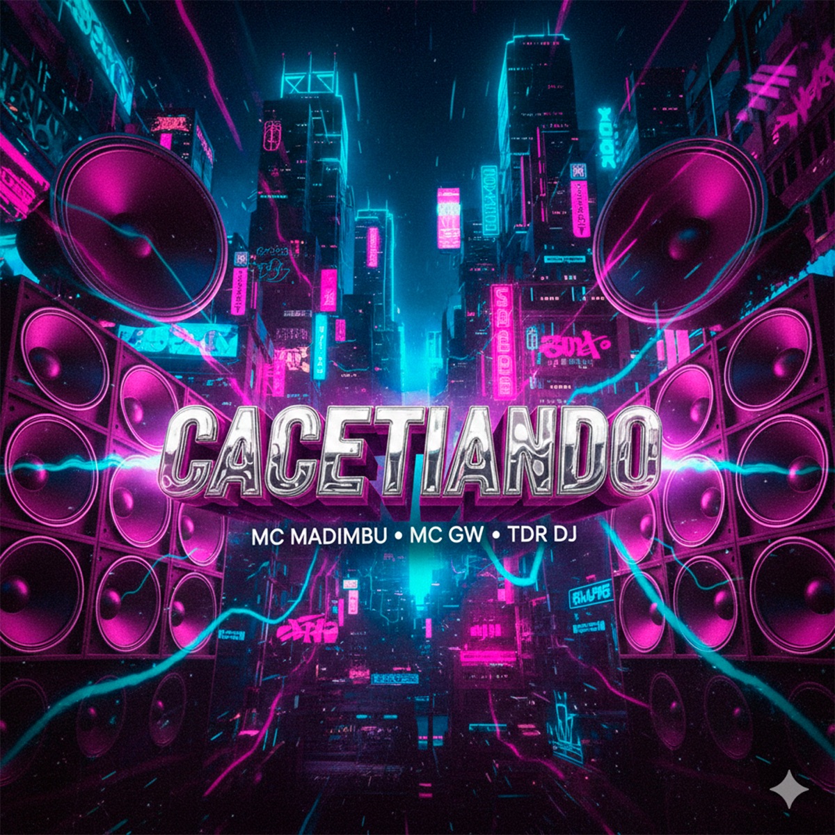 Cacetiando - Single by MC MADIMBU & MC GW album cover