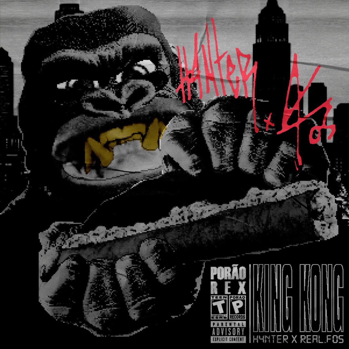 King Kong (feat. suezamgrape) - Single by Porão Rex, h4nter & Real.fos album cover