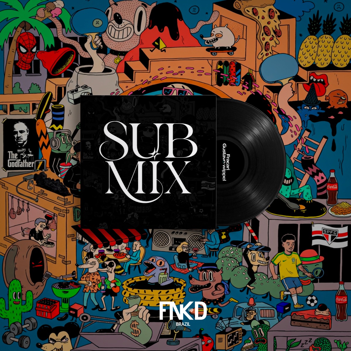 Submix (feat. MC PR) - Single by DJ FRACARI, DJ Gustavo Wippel & MC TH album cover