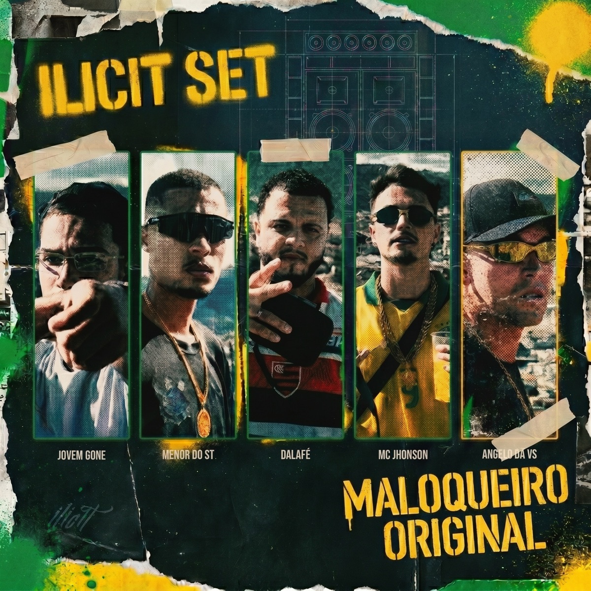 Ilicit Set (Maloqueiro Original) [feat. MC Angelo Da VS Oficial & Jovem Gone] - Single by Ilicit, Mc Jhonson, Menor Do ST & Dalafé album cover