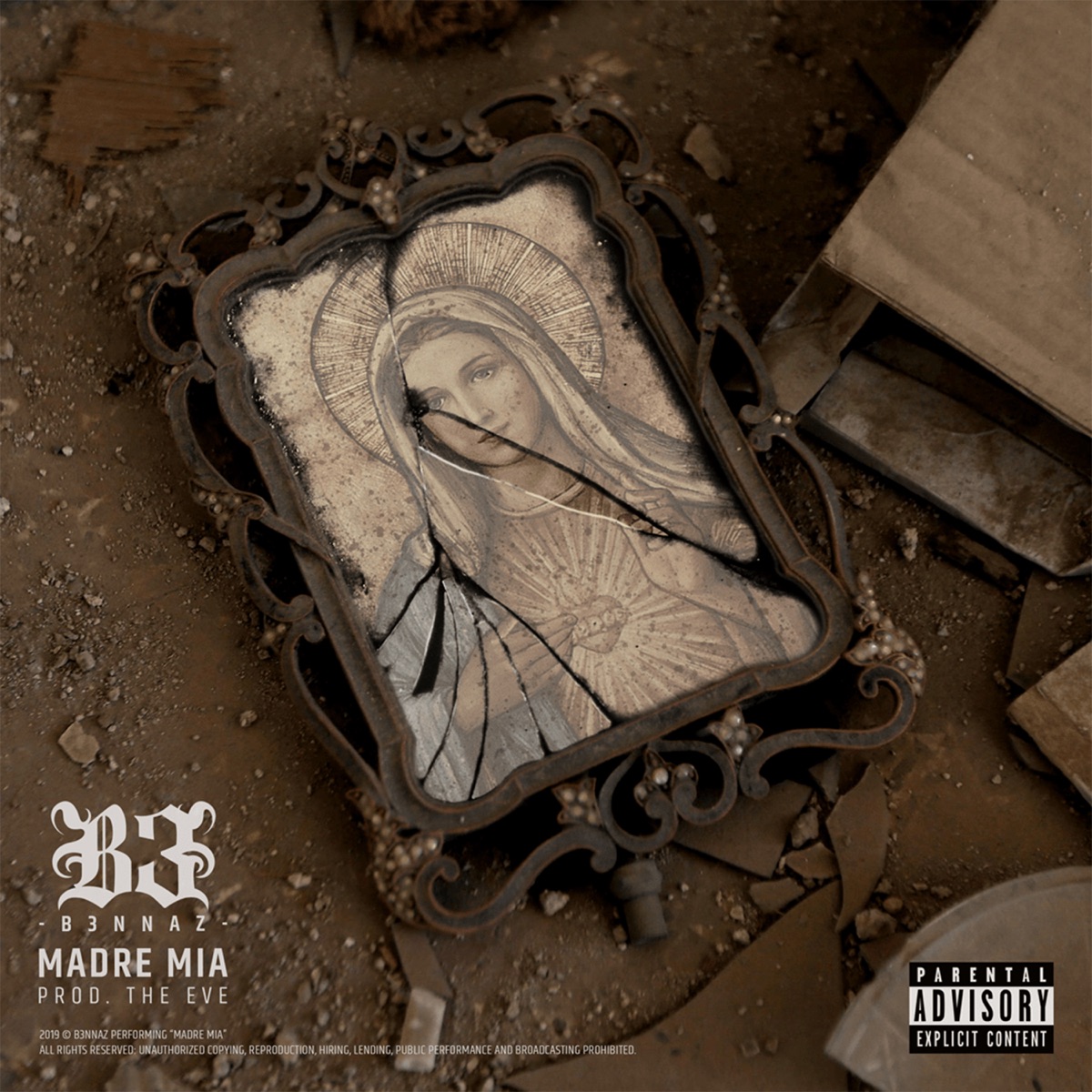 Madre Mia - Single by B3nnaz album cover
