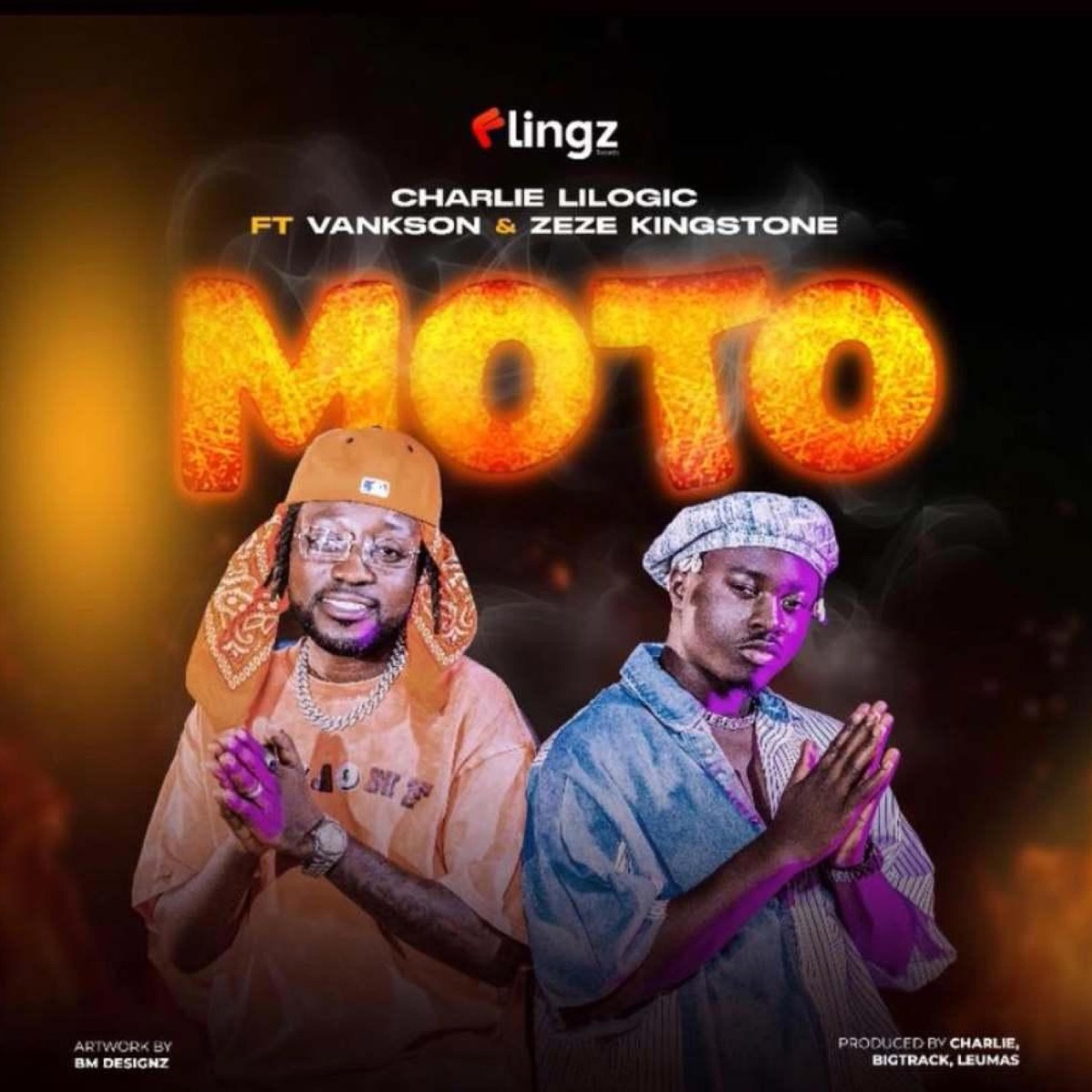 MOTO (feat. Vankson & Zeze Kingston) - Single by Charlie liløgic album cover