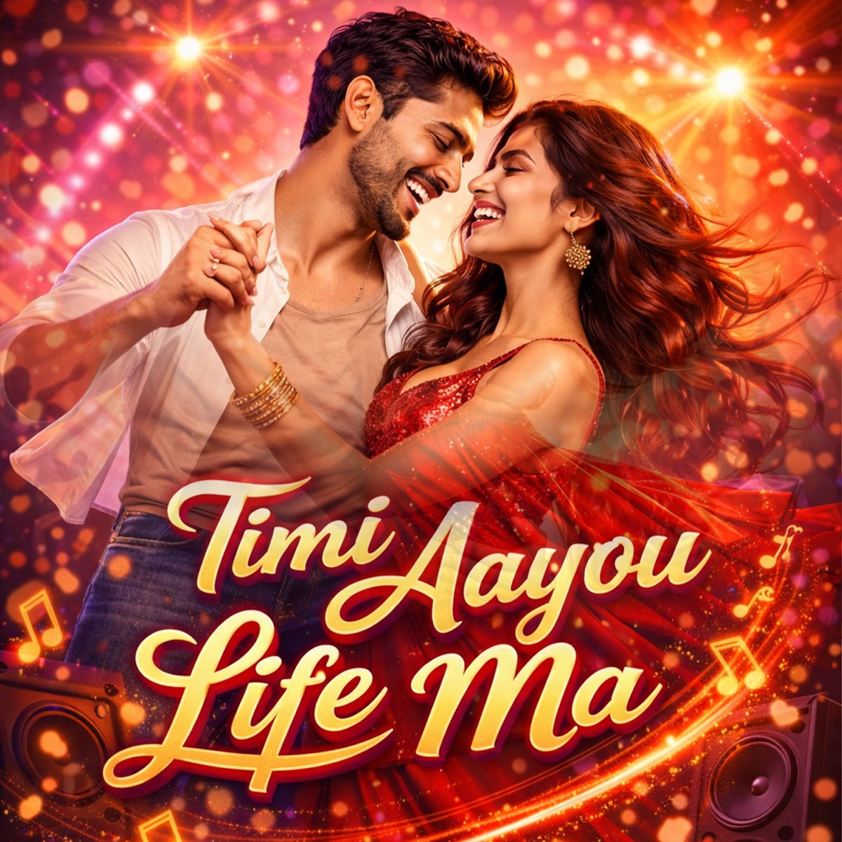Timi Aayou Life Ma - Single by Arjun Khadka album cover