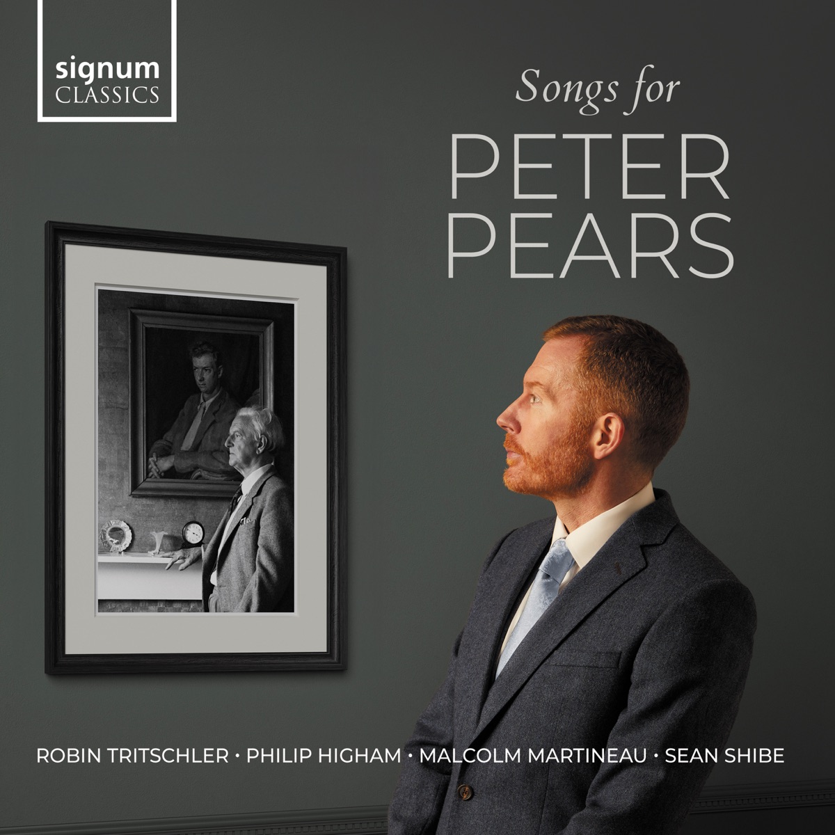 Songs for Peter Pears by Robin Tritschler & Malcolm Martineau album cover