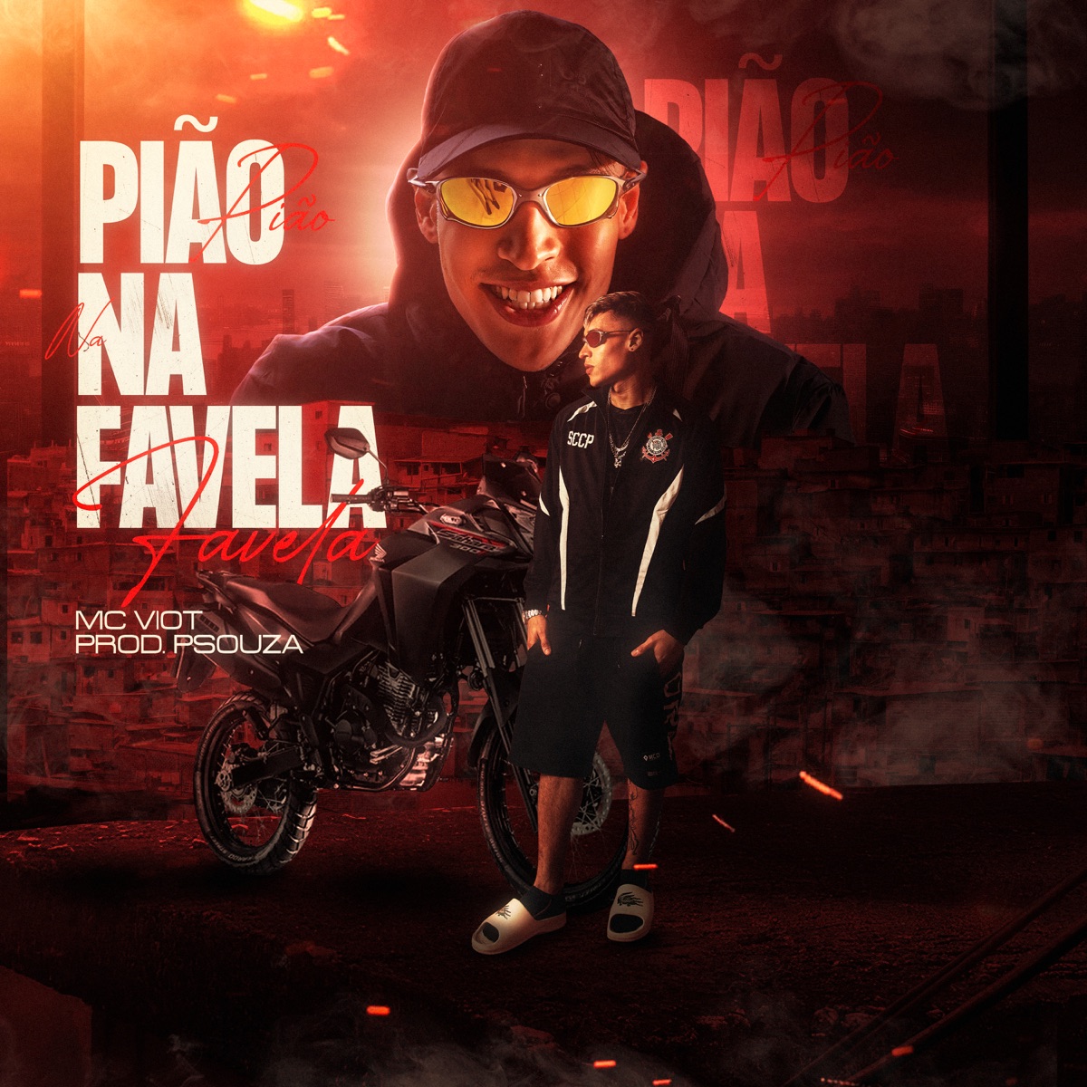 Pião na Favela - Single by MC Viot album cover