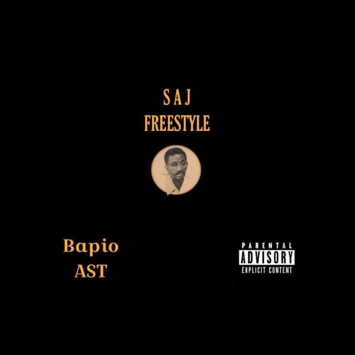 SAJ: FREESTYLE 1 (feat. NIMOLONIM) - Single by Bapio AST & AST Entertainment album cover