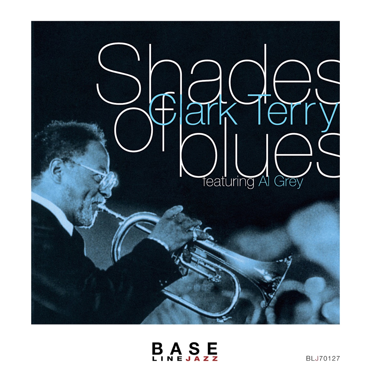 Shades of Blues (feat. Al Grey, Charles Fox & Marcus McLaurine) by Clark Terry album cover