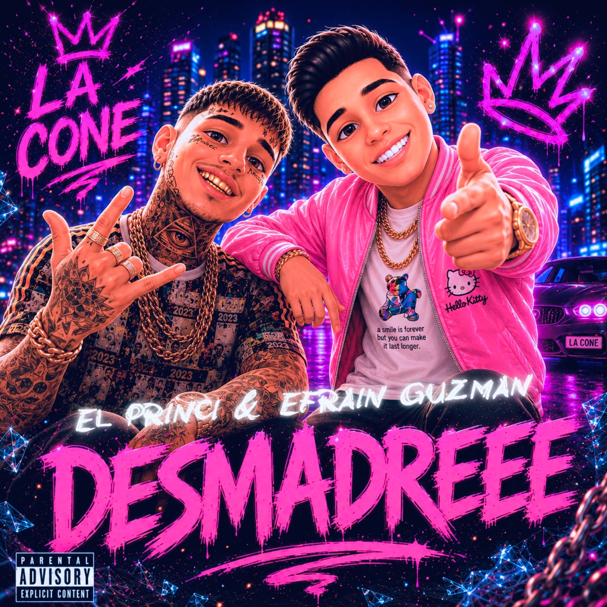 Desmadreee - Single by Efrain Guzman & El Princi album cover
