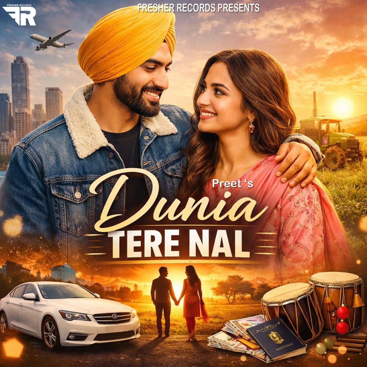 Dunia Tere Nal - Single by Preet album cover