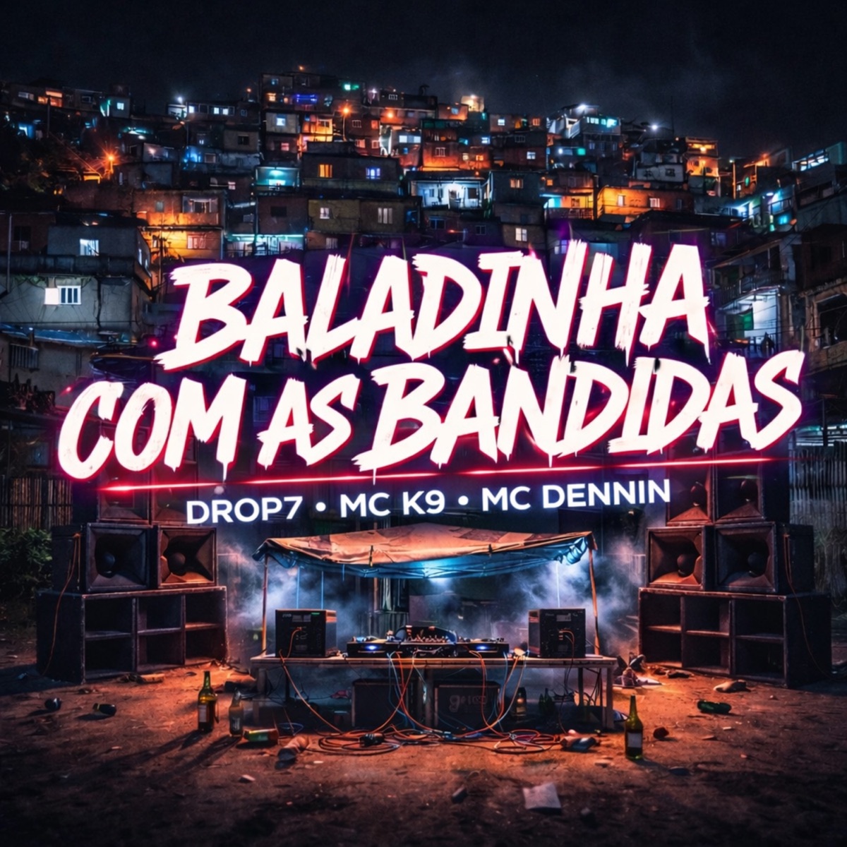 Baladinha Com as Bandidas - Single by DROP7, MC Dennin & MC K9 album cover