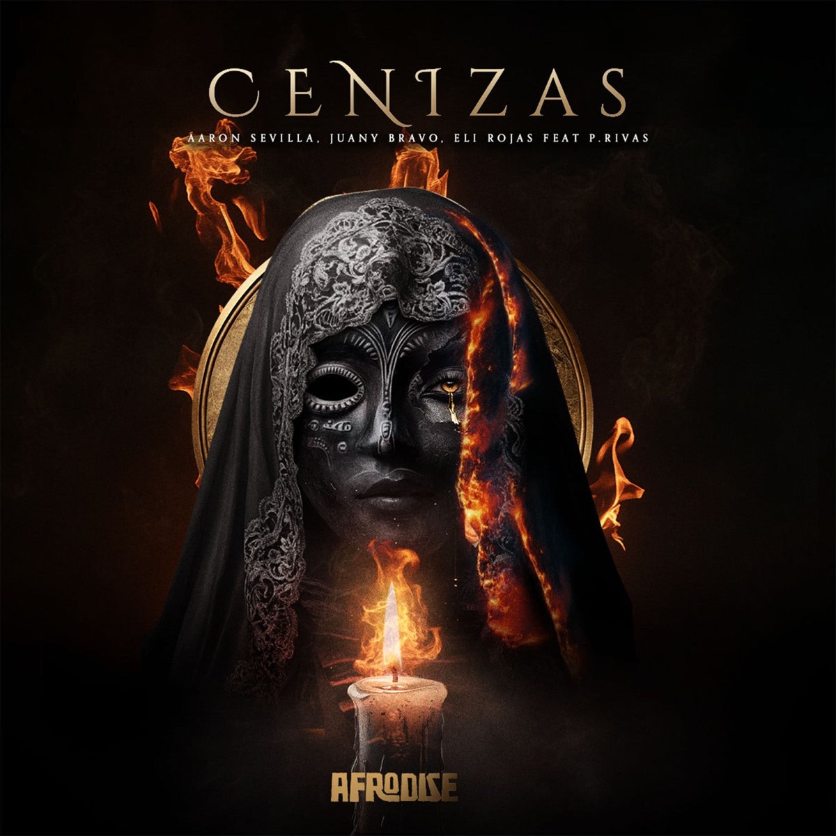 Cenizas - Single by Aaron Sevilla, P.Rivas, Juany Bravo & Eli Rojas album cover