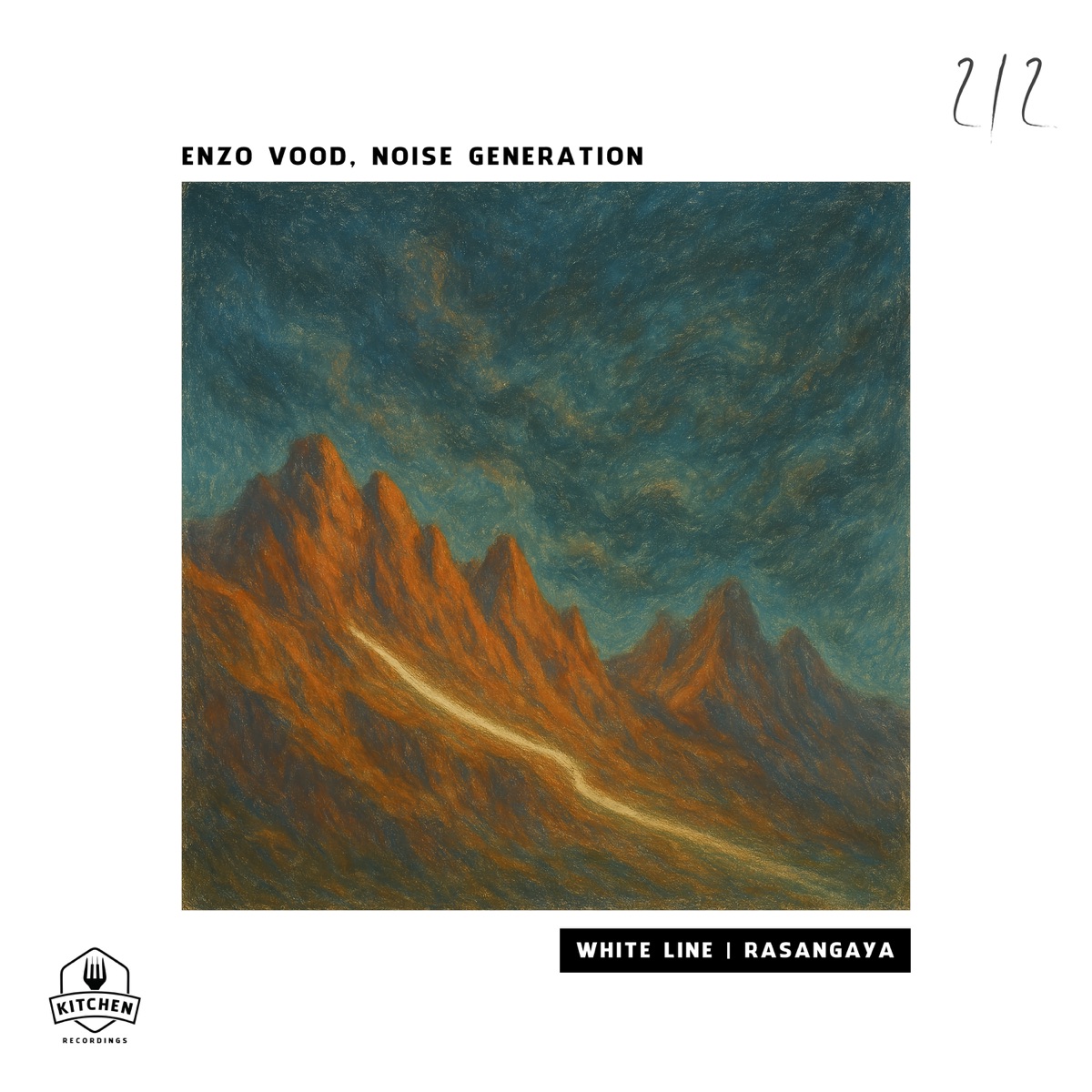 White Line | Rasangaya - Single by Enzo Vood & Noise Generation album cover