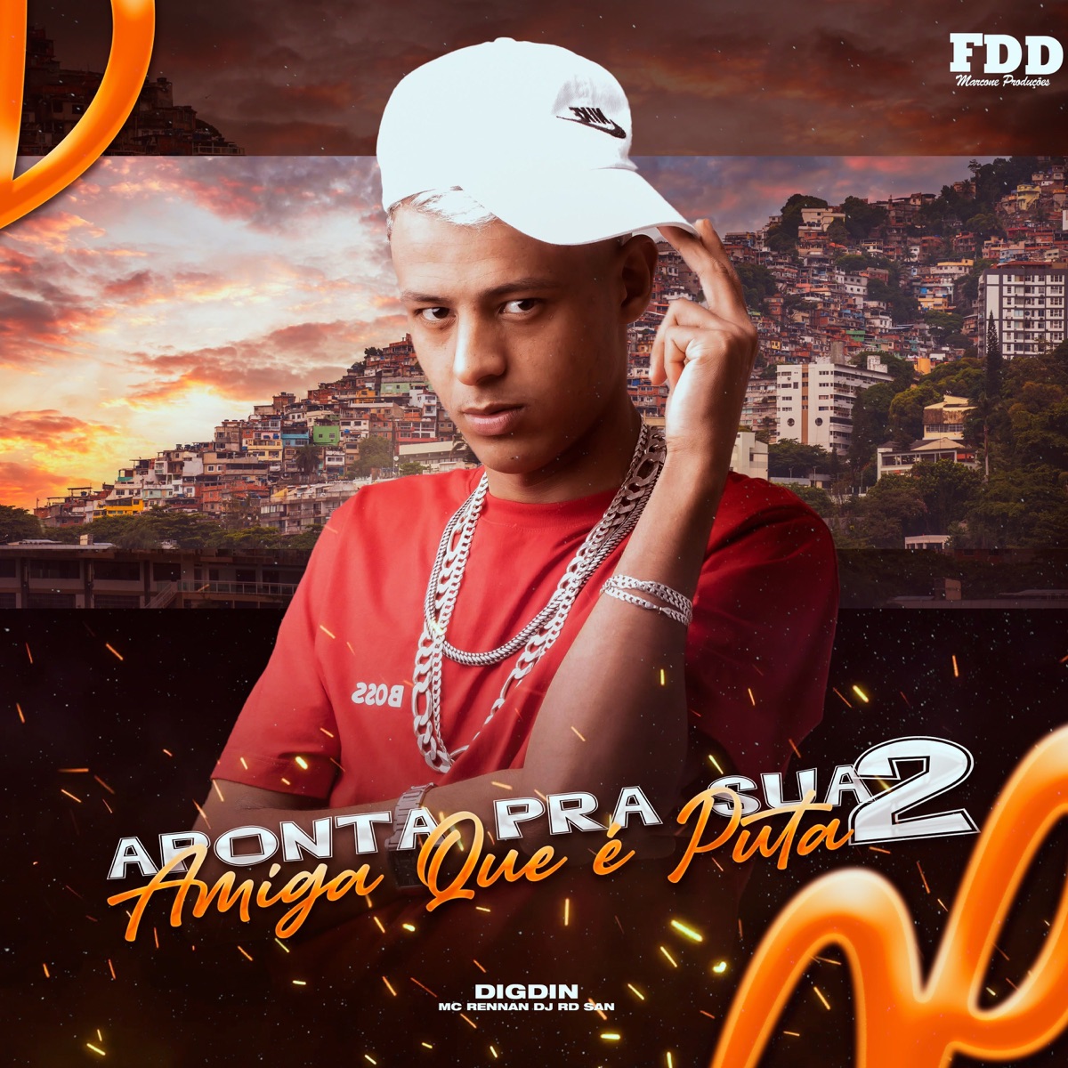 Aponta Pra Sua Amiga Que É Puta - Single by Digdin, Dj Rd San & Mc Rennan album cover