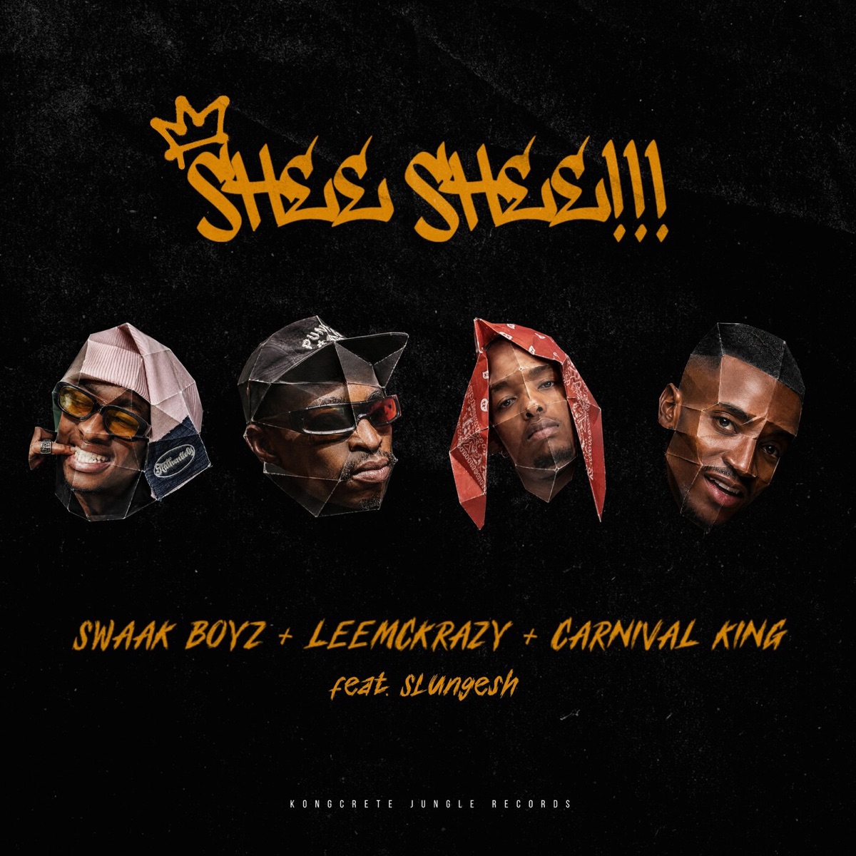SHEE SHEE!!! (feat. Slungesh) - Single by SWAAK BOYZ, Leemckrazy & Carnival King album cover