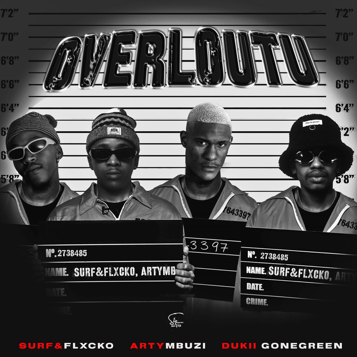 OVERLOUTU - Single by $urf & Flxcko, ArtyMbuzi & Dukii gonegreen album cover