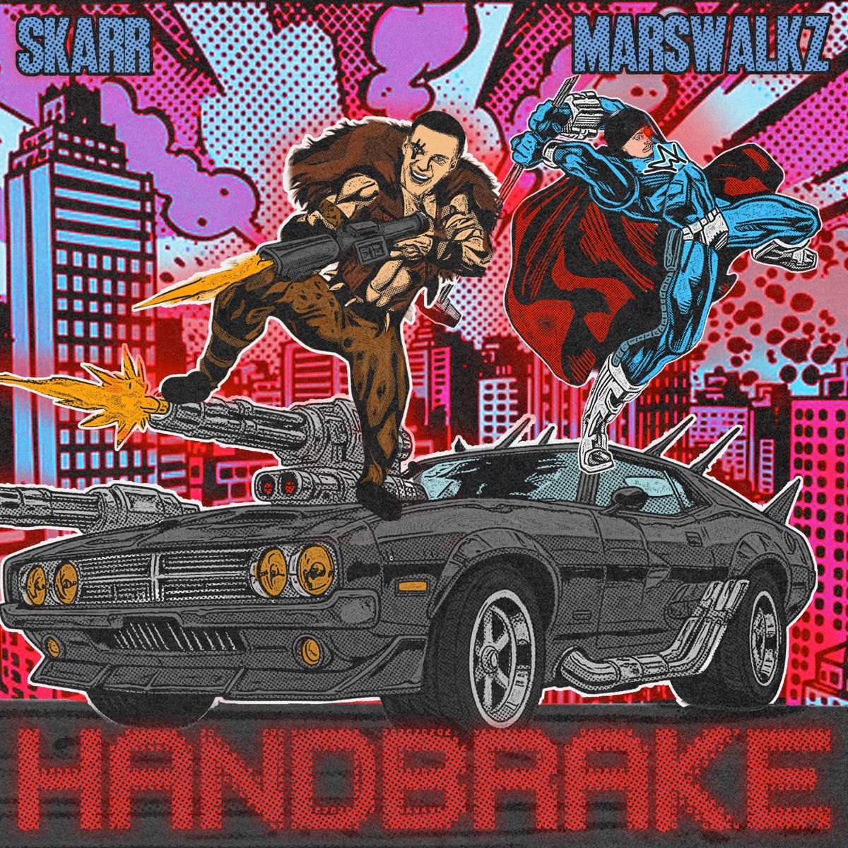 HANDBRAKE - Single by Skarr & MARSWALKZ album cover