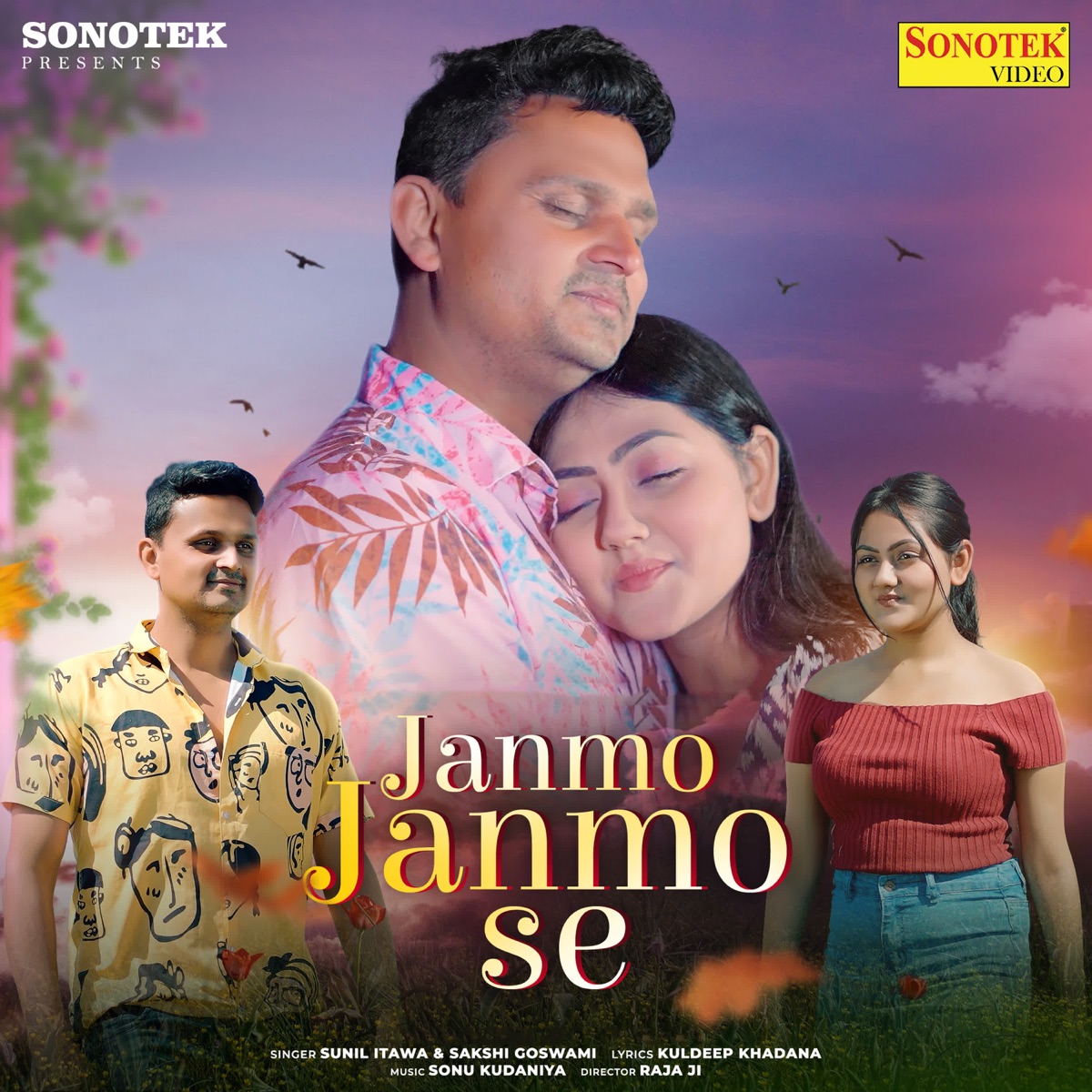 Janmo Janmo Se - Single by Sunil Itawa & Sakshi Goswami album cover
