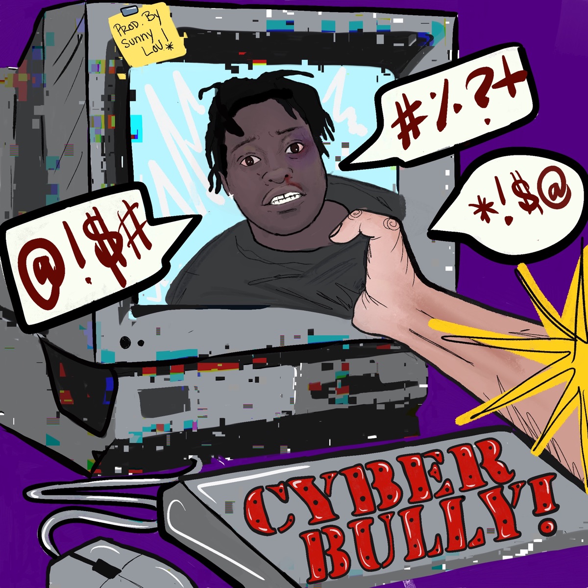 Cyberbully by AyooLii, Sunny Lou & Run Along Forever album cover