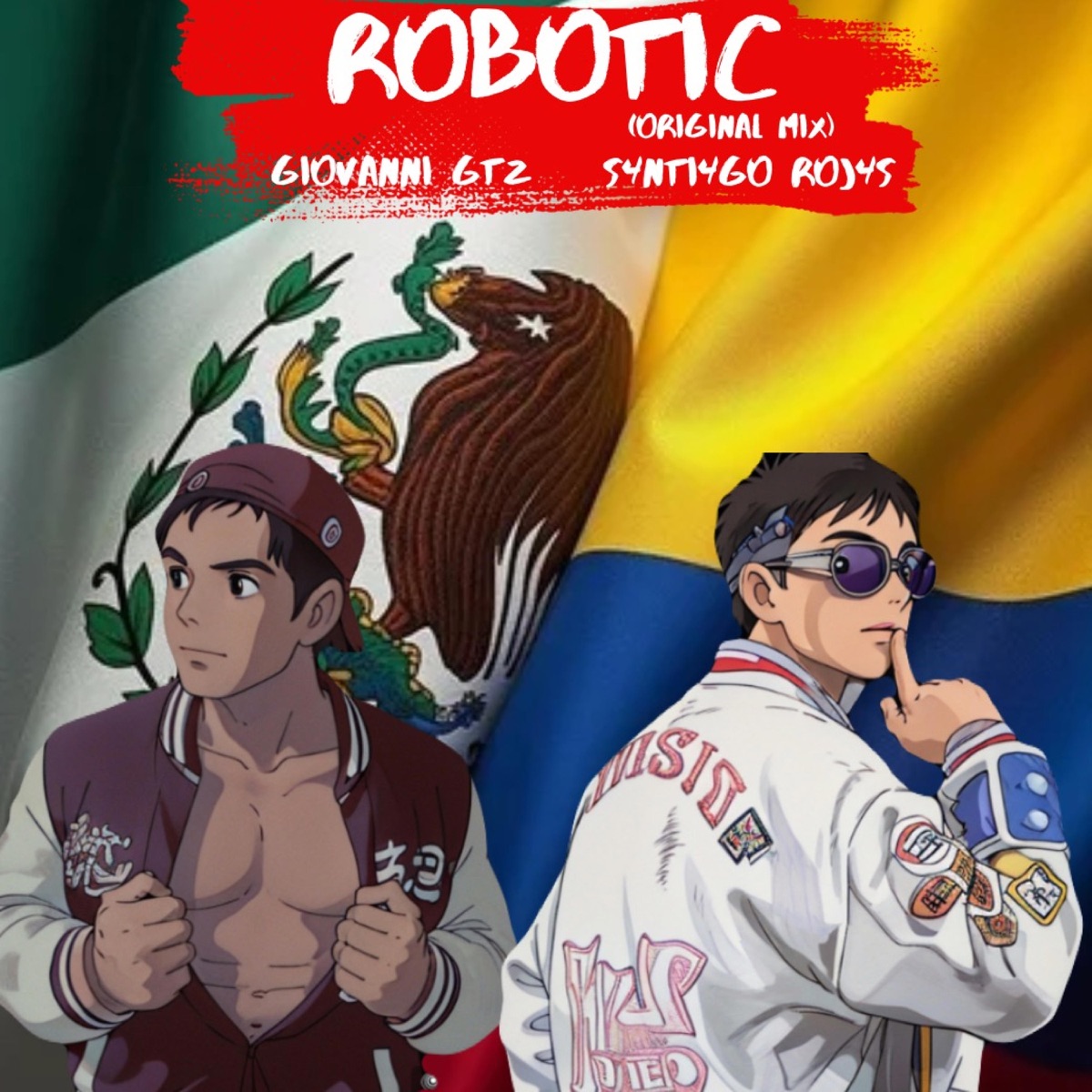 Robotic (feat. S4nti4go Roj4s) - Single by Giovanni Gtz album cover