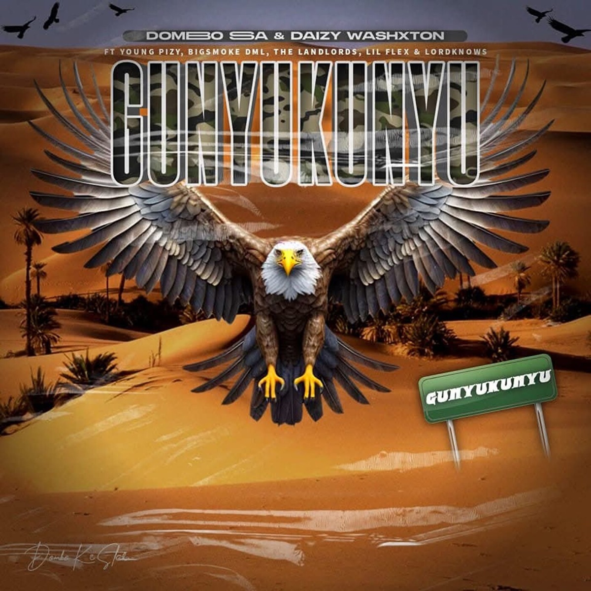 Gunyukunyu (feat. Young Pizy, big smoke Dml, The Landlords, Lil Flex & Lord Knows) - Single by Dombo & Daizy WashxTon album cover