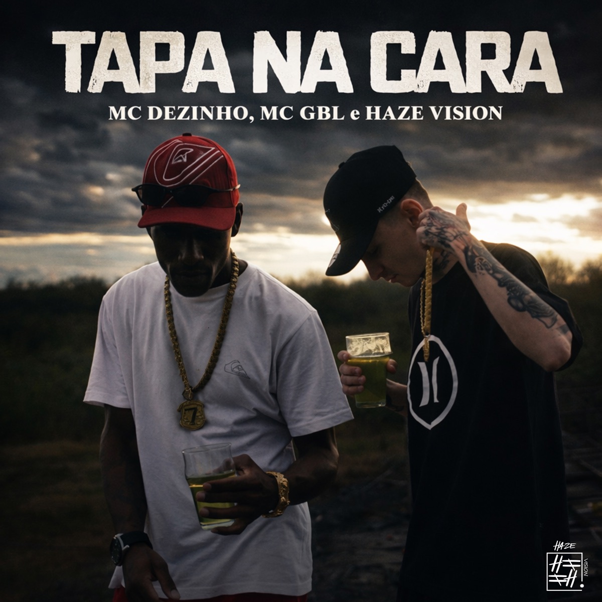 Tapa na Cara - Single by MC DEZINHO RS, MC GBL RS & Haze Vision album cover