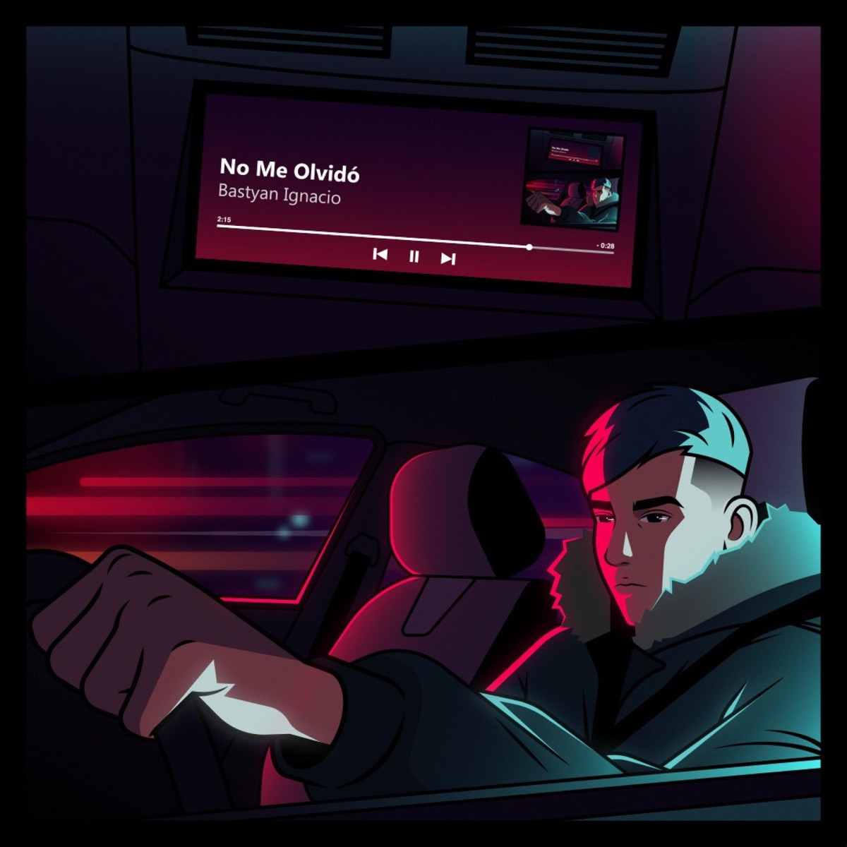No Me Olvidó - Single by Bastyan Ignacio album cover